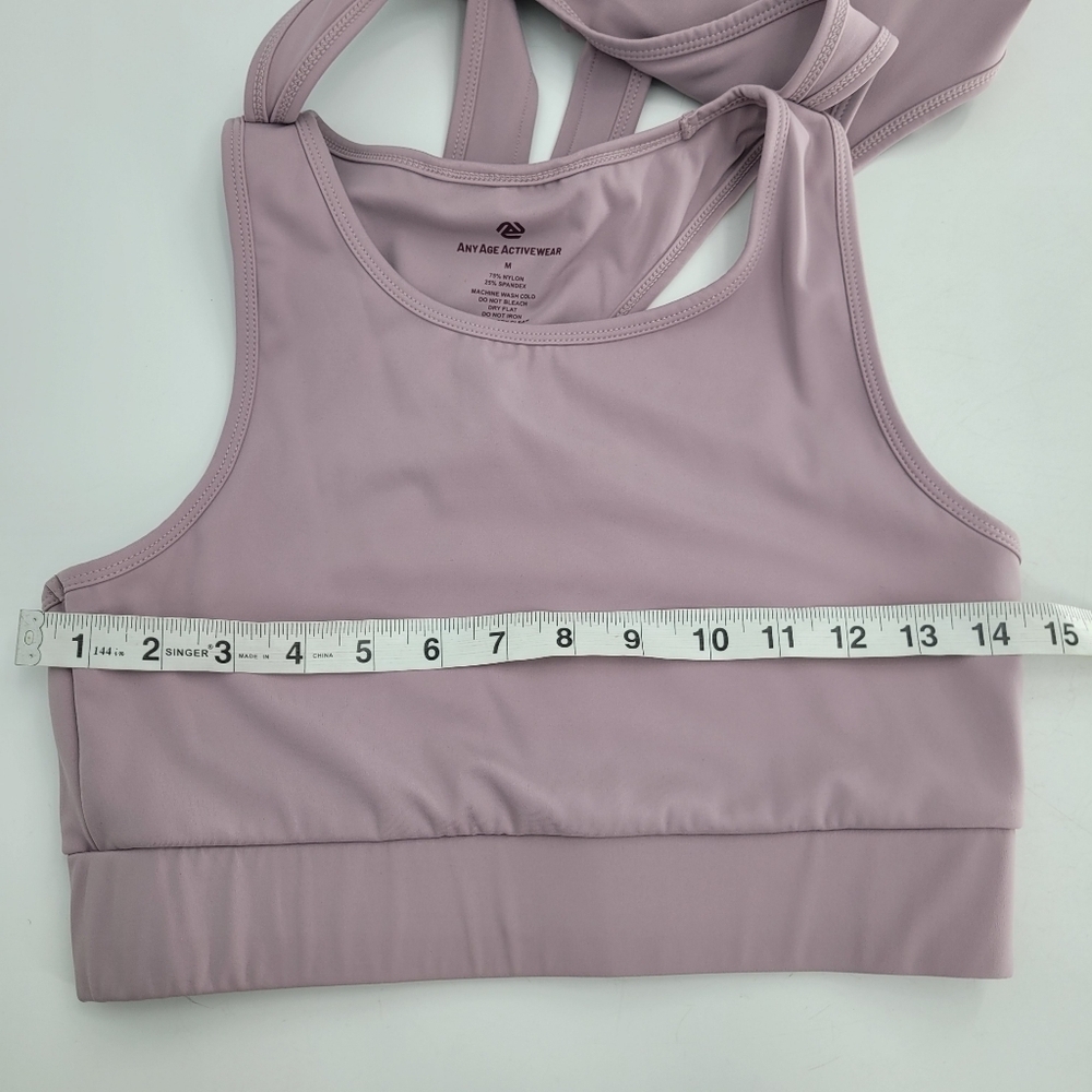 any age activewear COMPLETE COVERAGE TUMMY CONTROL SPORT TANK WITH BRA Medium - Picture 10 of 13
